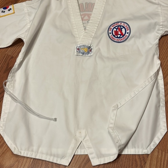 Martial Arts US Worldclass Taekwondo Gi Dobok Top Sang Moo Sa Men's Size 2 - Picture 7 of 11